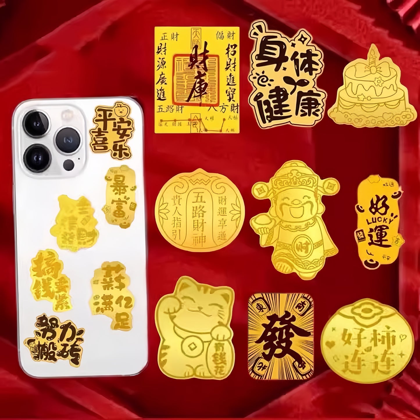Make big money with gold phone stickers