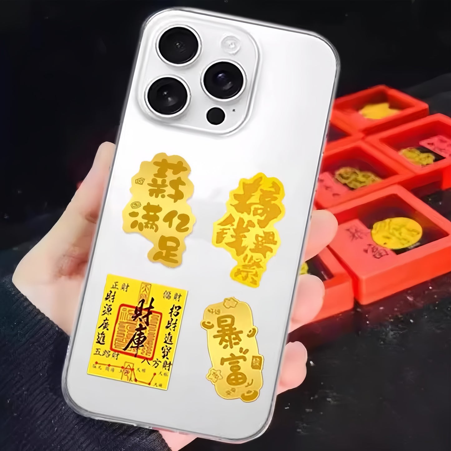 Make big money with gold phone stickers