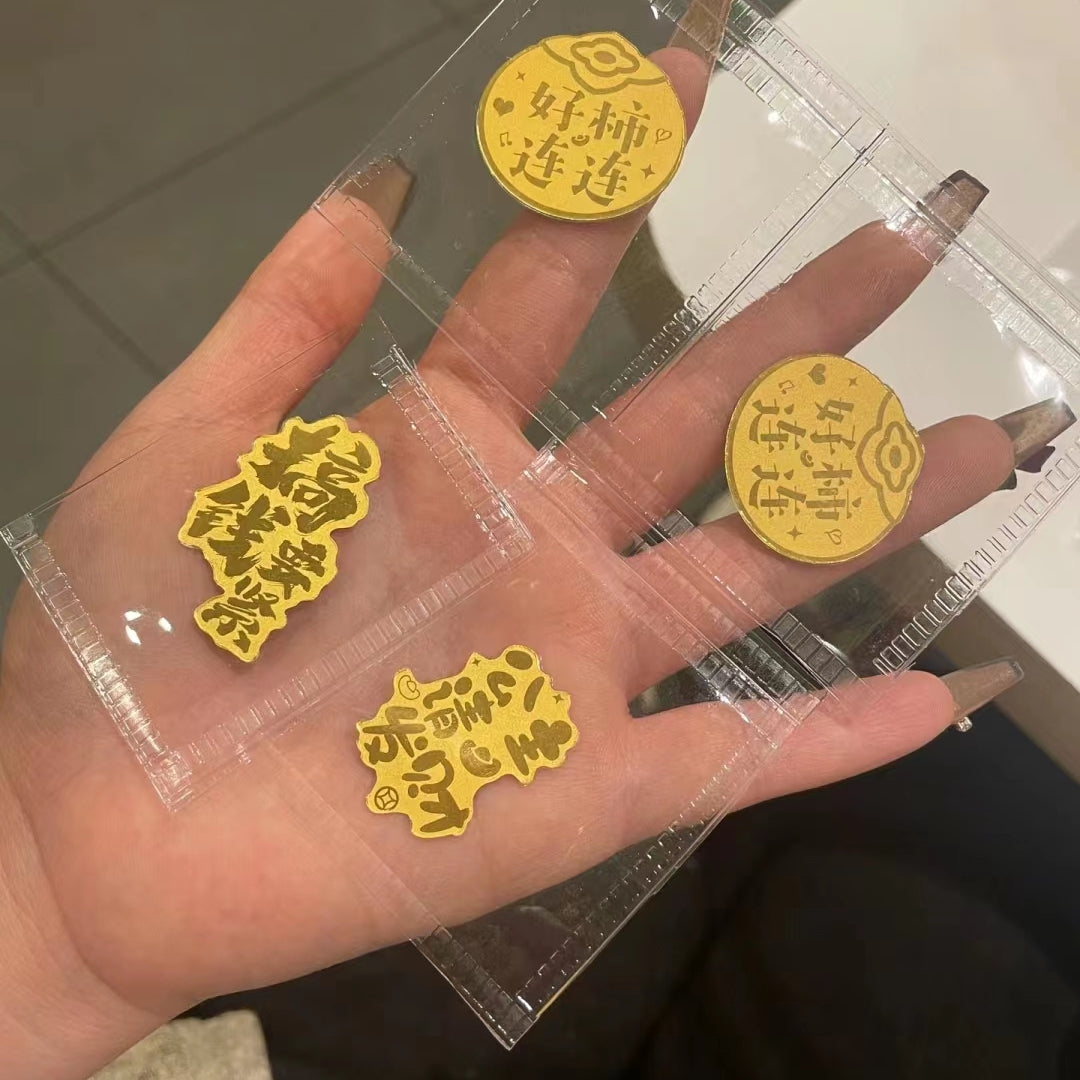 Make big money with gold phone stickers