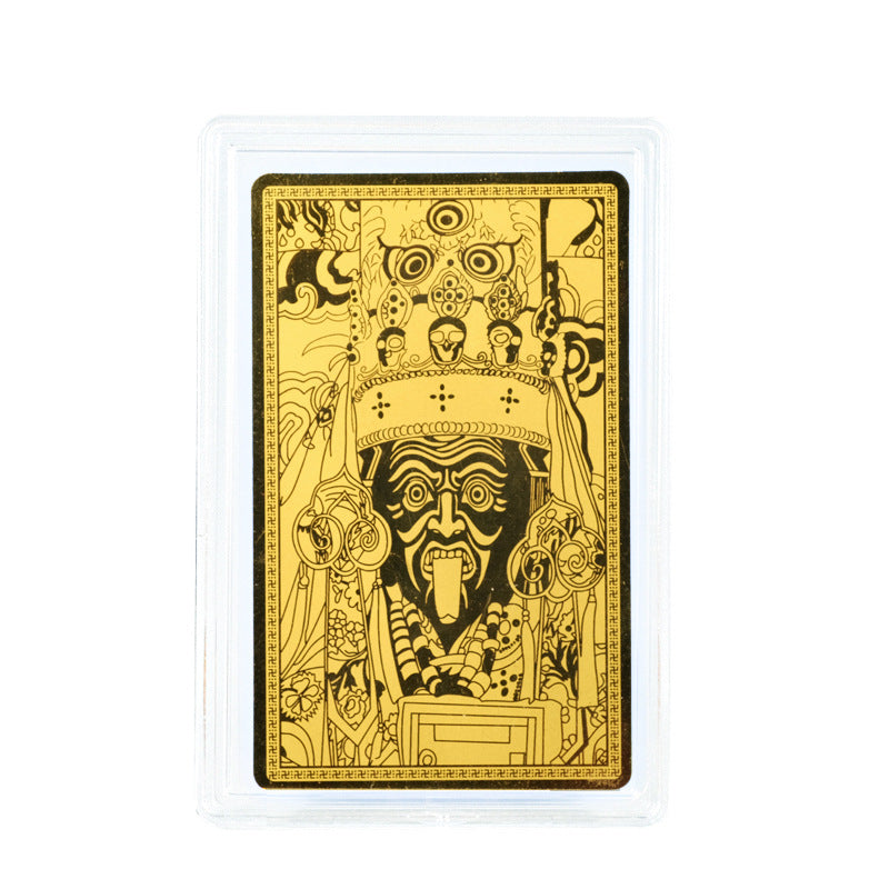 Gold mobile phone sticker Zakiram Gold Card