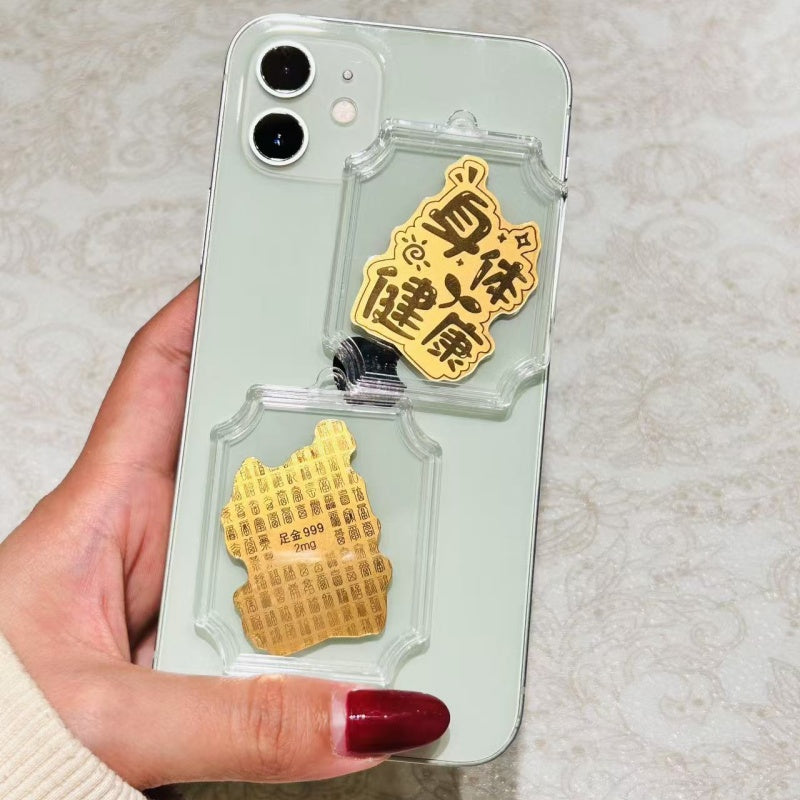 Make big money with gold phone stickers