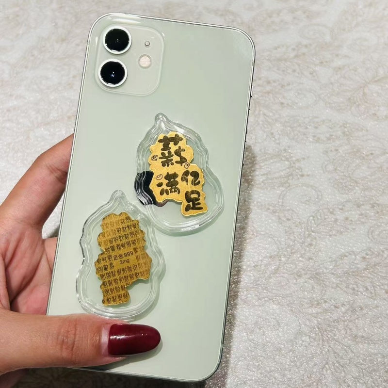 Make big money with gold phone stickers