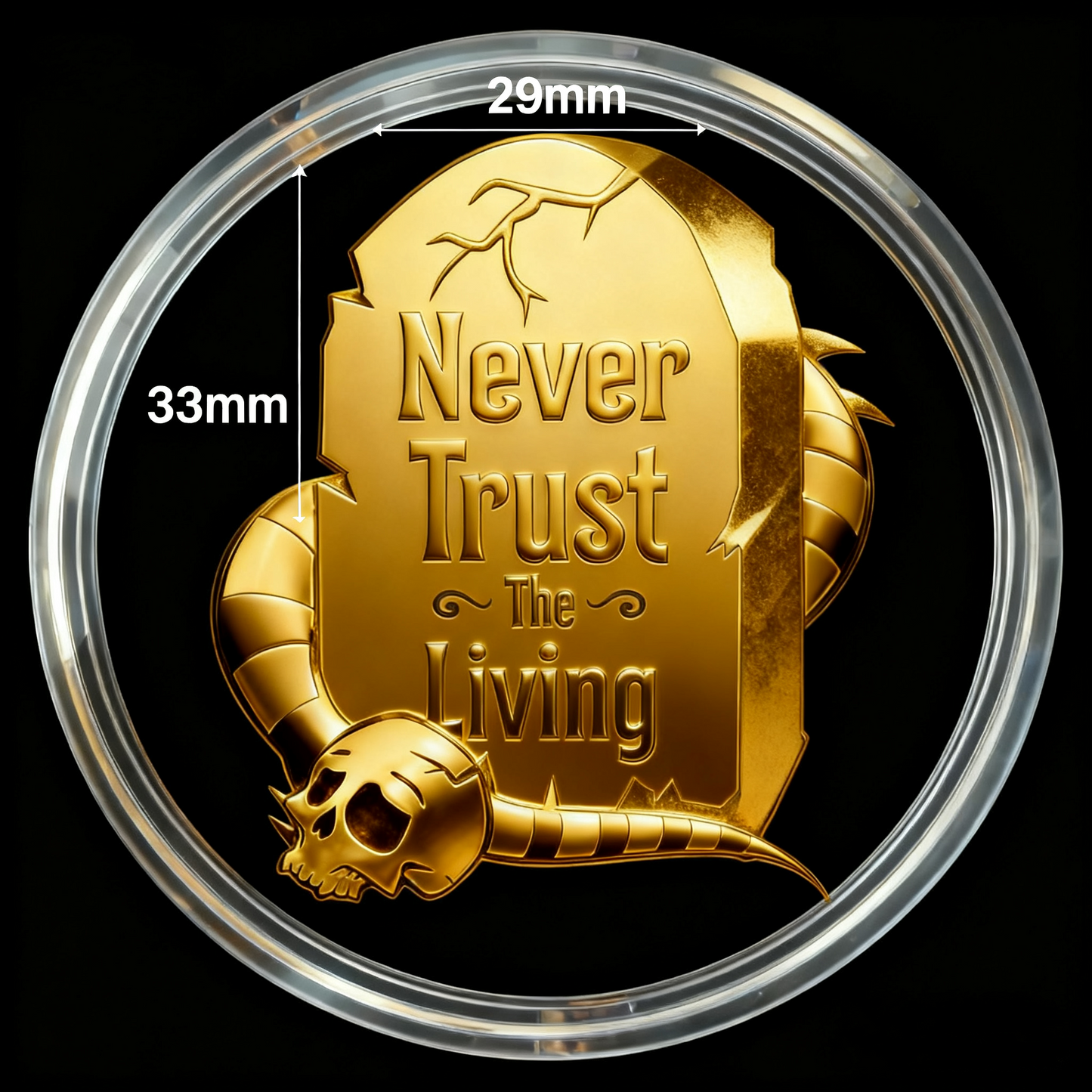 Gold phone sticker bald eagle