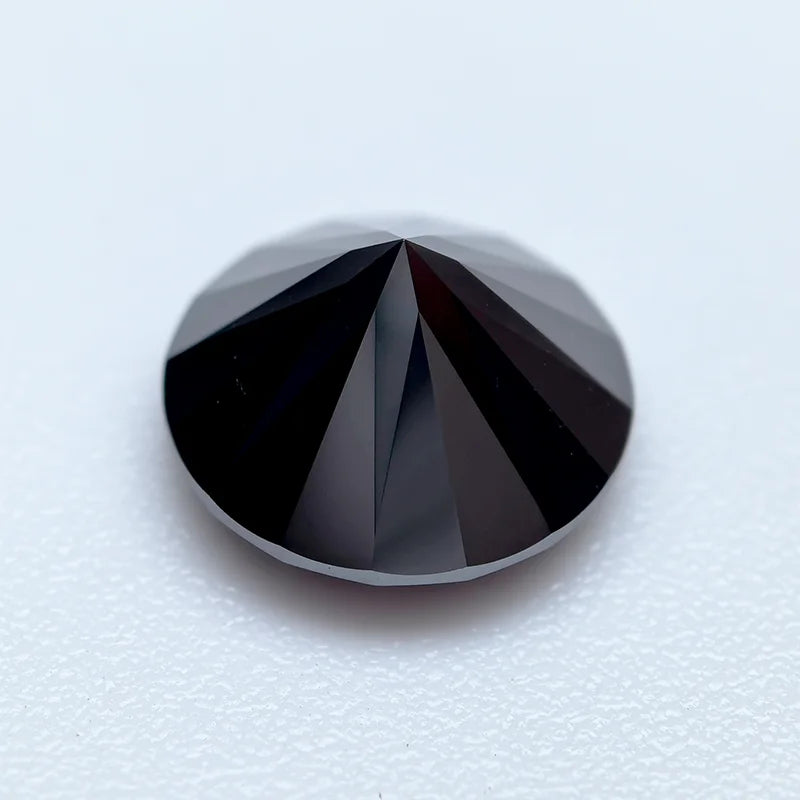 Wholesale Moissanite Stone Black Color Round Cut Lab Charms Diamond Pass Diamond Tester Making with GRA Certificate