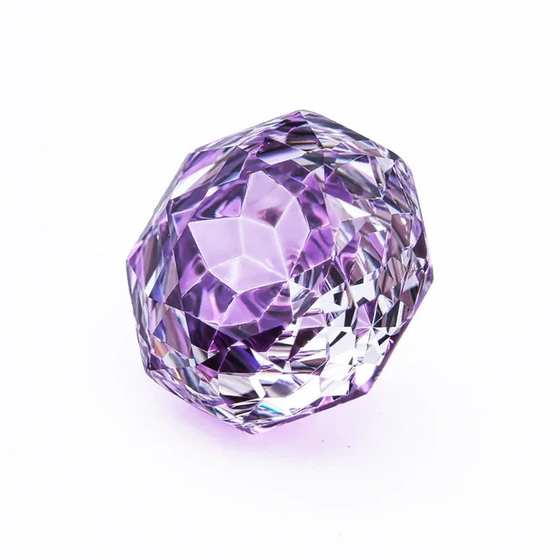 Wholesale Cubic Zirconia Rose Cut Purple Color DIY Ring Necklace Earrings Main Materials Factory Wholesale Price Charms Gemstone