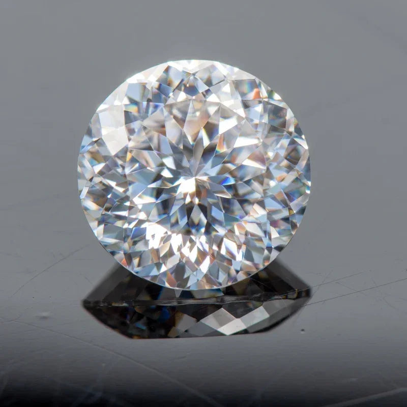 Moissanite Loose Gemstones 100 Faces Cut Wholesale 0.5-5.0ct D Color Charms Jewelry Making Materials with GRA Certificate