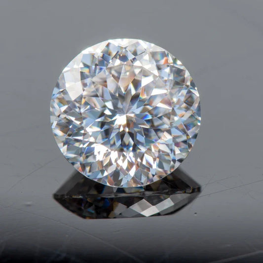 Moissanite Loose Gemstones 100 Faces Cut Wholesale 0.5-5.0ct D Color Charms Jewelry Making Materials with GRA Certificate