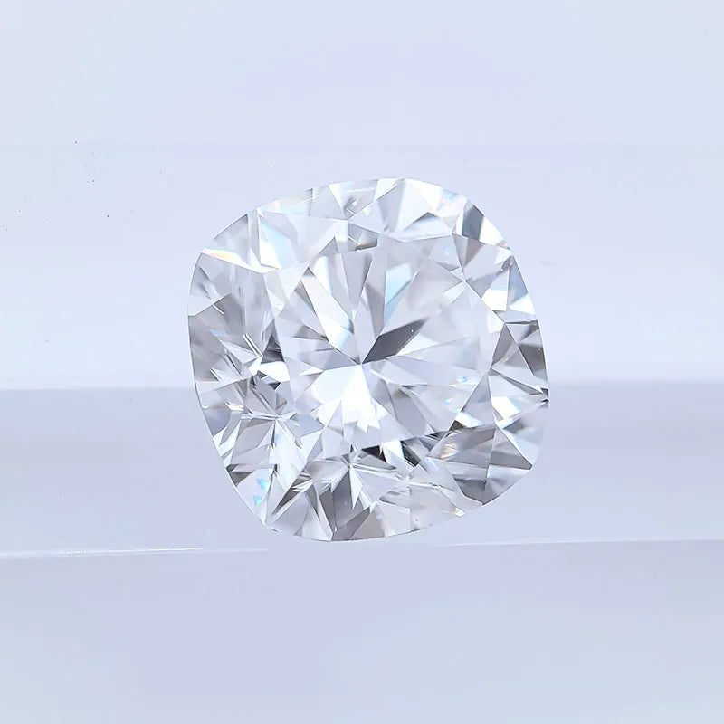 Wholesale Moissanite Stone Super White D Color Square Cushion Shape VVS1 DIY  Advanced Chamrs Jewelry Rings Making Certificate