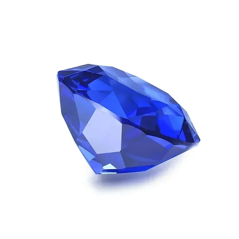Lab Grown Sapphire Round Shape Royal Blue Color Gemstone for Advanced Jewelry Making Material Selectable AGL Certificate lab grown sapphire lab grown sapphire