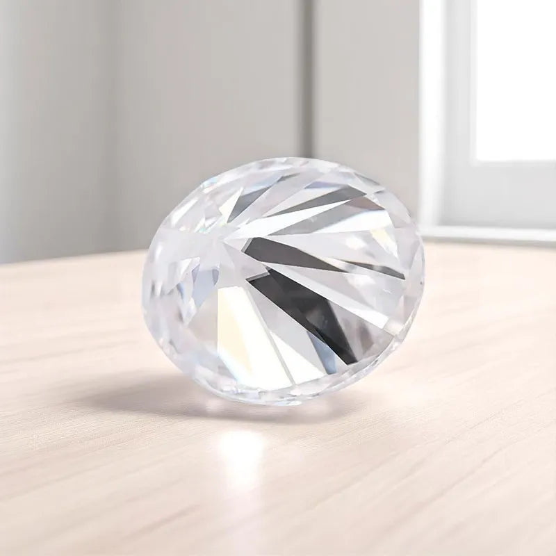 Wholesale moissanite Stone Super White D Color Oval Cut VVS1 Charms Gemstone DIY Advanced Jewelry Earrings Making Certificate