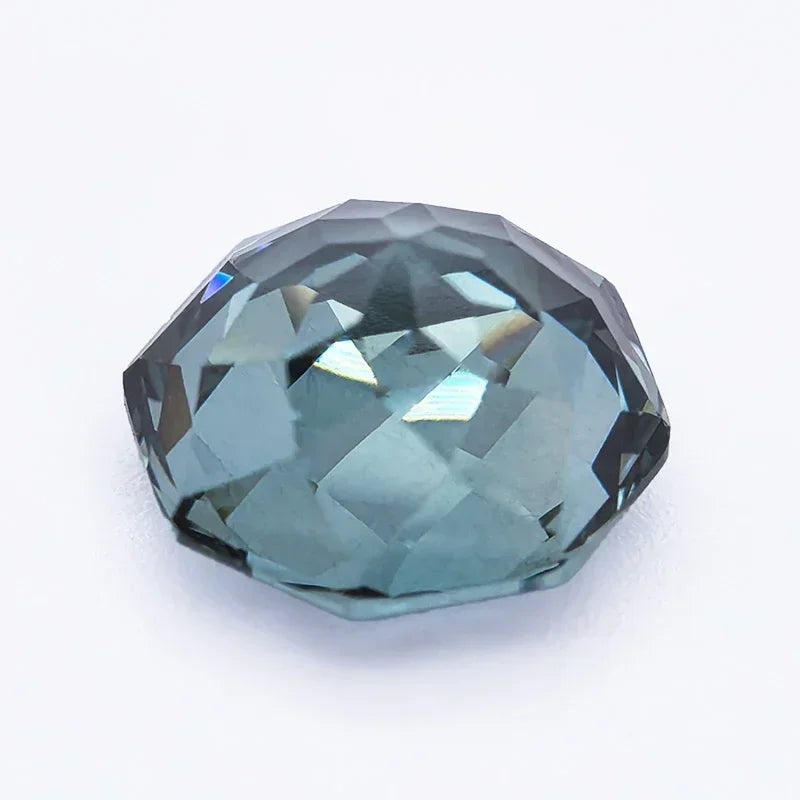 Cubic Zirconia Rose Cut Gradient Green Color Gemstone Bead for Diy Jewelry Making Material