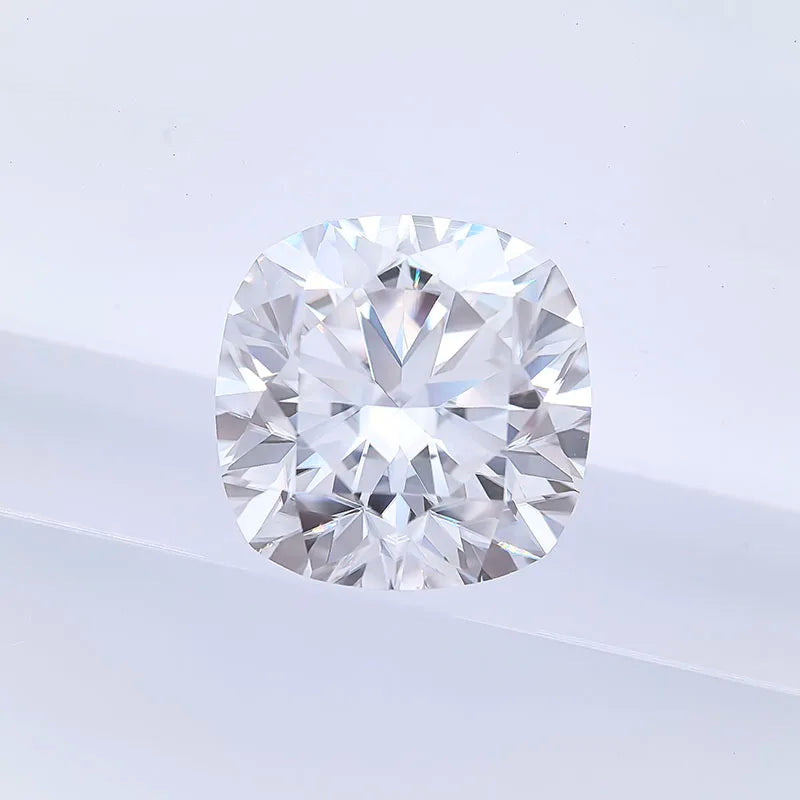 Wholesale Moissanite Stone Super White D Color Square Cushion Shape VVS1 DIY  Advanced Chamrs Jewelry Rings Making Certificate