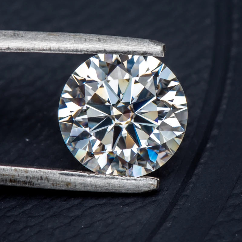 Moissanite Stone D Color Vvs1 Round Cut DIY Charms Ring Necklace Earrings Main Materials with Certificate Wholesale Price