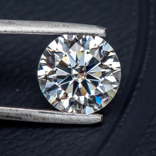 Moissanite Stone D Color Vvs1 Round Cut DIY Charms Ring Necklace Earrings Main Materials with Certificate Wholesale Price