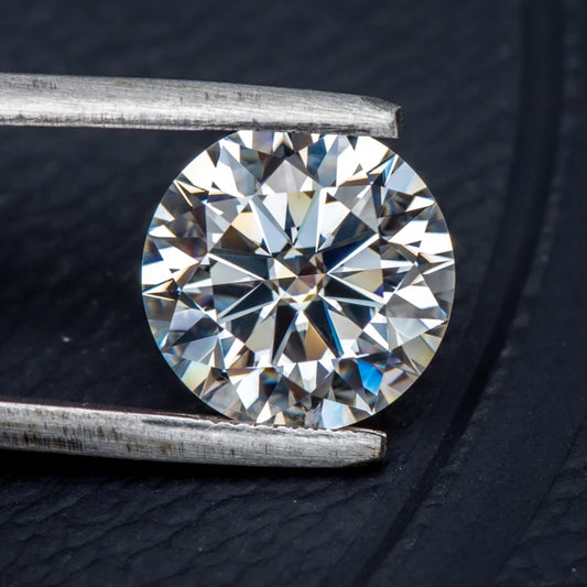 Moissanite Stone D Color Vvs1 Round Cut DIY Charms Ring Necklace Earrings Main Materials with Certificate Wholesale Price