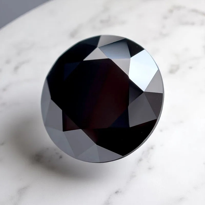 Wholesale Moissanite Round Shape Black Color Charms Diamonds for DIY Jewelry Making Pass Diamond Tester with Certificate Wholesa