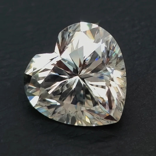 Moissanite Loose Stone Heart Cut D Color VVS1 0.5ct To 5ct Lab Created Gemstones Pass Diamond Tester Comes with GRA Certificate