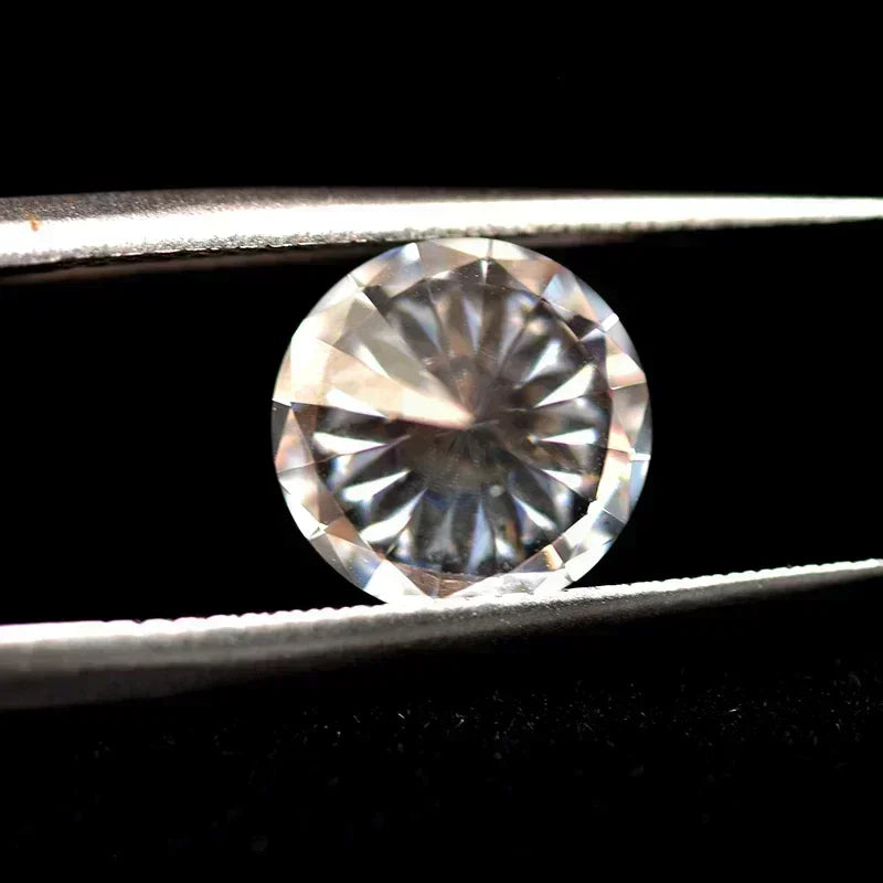 Moissanite Stone Real D Color Vvs1 Round Cut 0.1CT-12CT Wholesale Loose Gemstone for Diy Jewelry Making with GRA Report