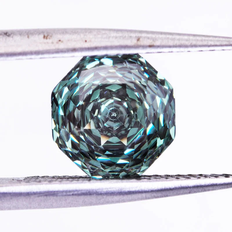 Wholesale Cubic Zirconia Rose Cut Gradient Green Color Extremely Shiny Quality DIY Charms Gemstone Bead for Diy Jewelry Making M