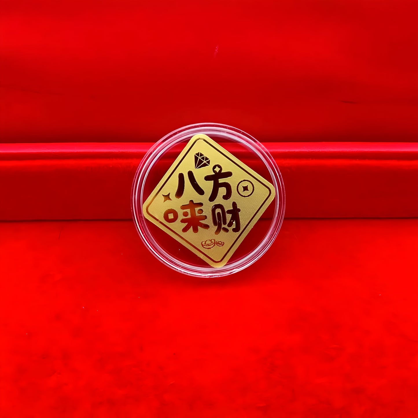 Gold rose phone sticker