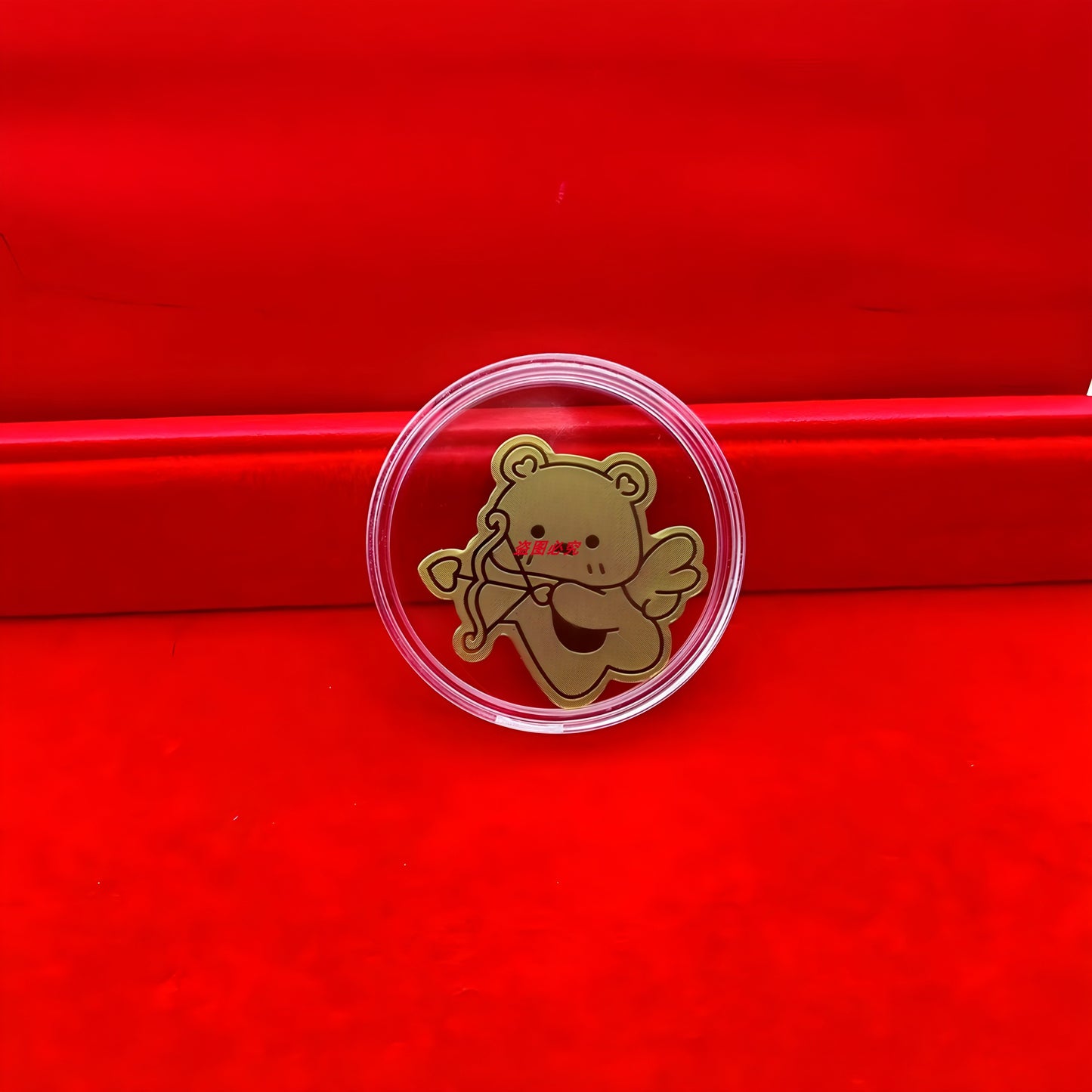 Gold rose phone sticker