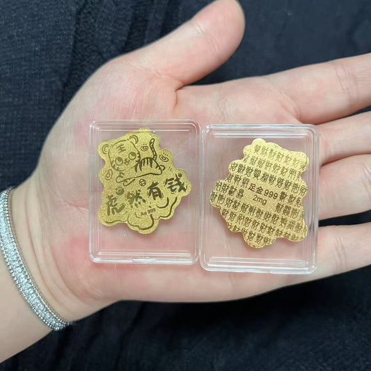 Gold mobile phone stickers Hu Ran is rich
