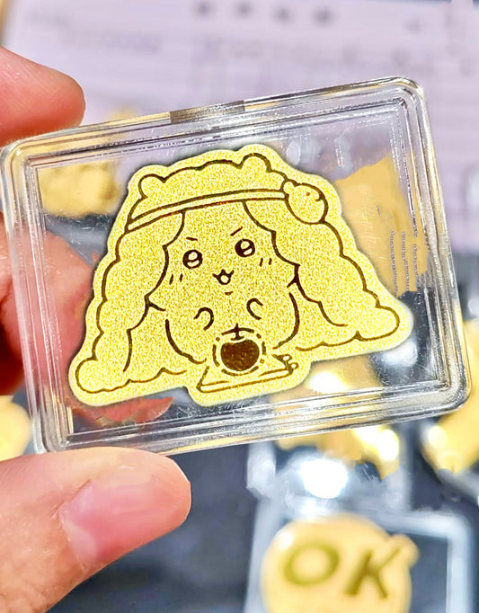 Gold mobile phone stickers are unlucky