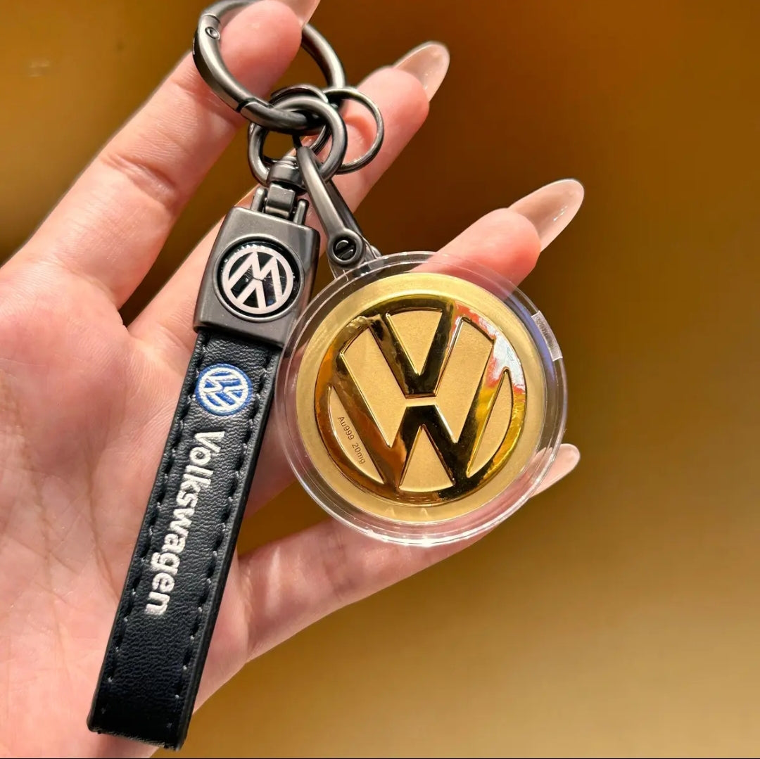 24K 999 gold car pendant, a birthday gift for girlfriend, wife, boyfriend