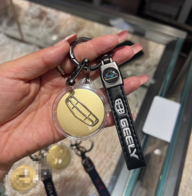 24K 999 gold car pendant, a birthday gift for girlfriend, wife, boyfriend