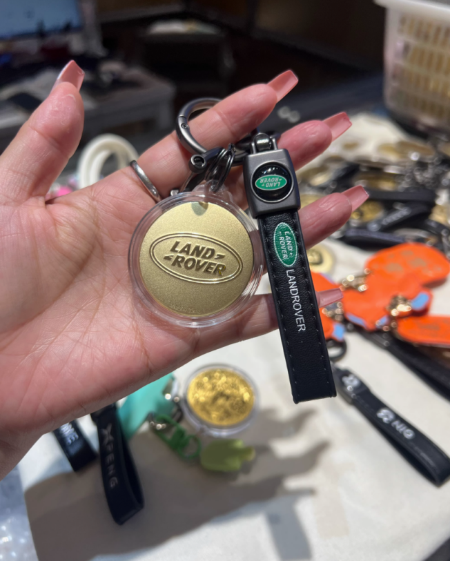 24K 999 gold car pendant, a birthday gift for girlfriend, wife, boyfriend