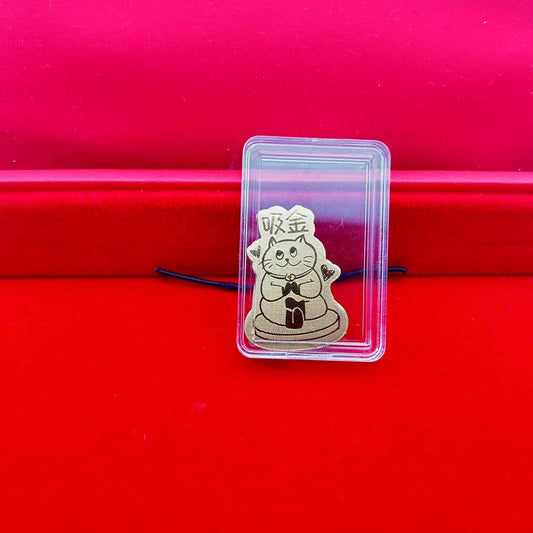 Gold mobile phone stickers attract money