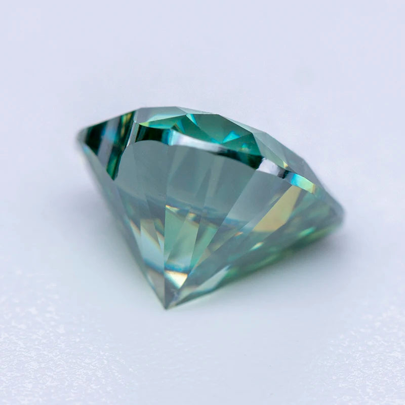 Moissanite Stone Primary Colour Yellow Green Heart Cut Lab Created Diamond Jewelry Making Materials Comes with GRA Certificate
