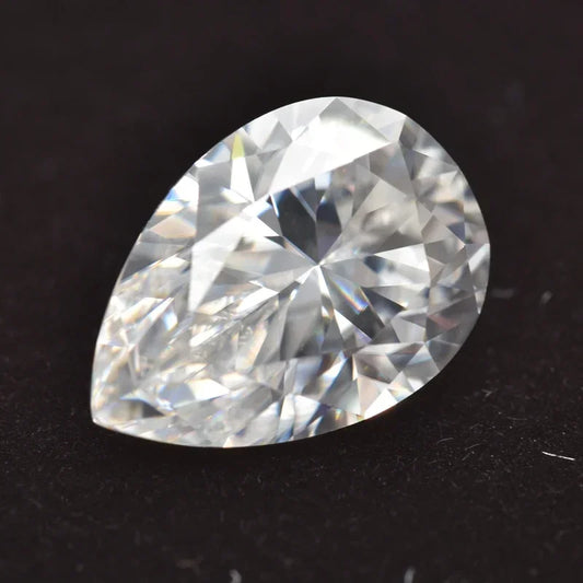 Moissanite Pear Cut D Color VVS1 for Diy Advanced Jewelry Rings Earrings Making Pass Diamond Test with GRA Certificate