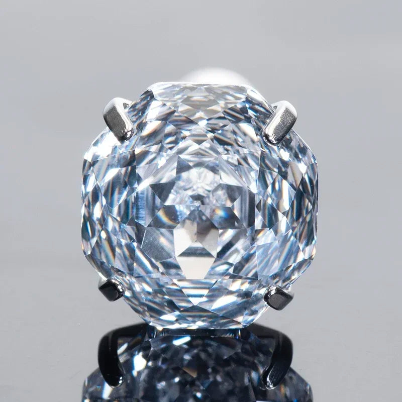 Cubic Zirconia Stainless Steel Earring Rose Cut Cinderella Color 8.0mm Jewelry for Women Wholesale 4 Prong Tragus Earrings