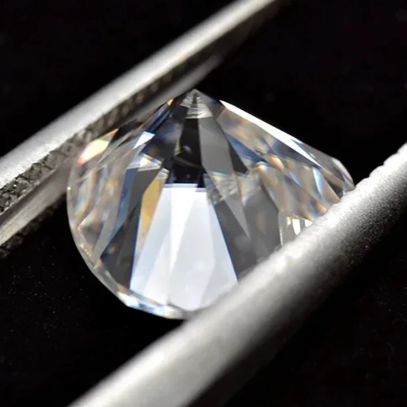 Moissanite Loose Stone Heart Cut D Color VVS1 0.5ct To 5ct Lab Created Gemstones Pass Diamond Tester Comes with GRA Certificate