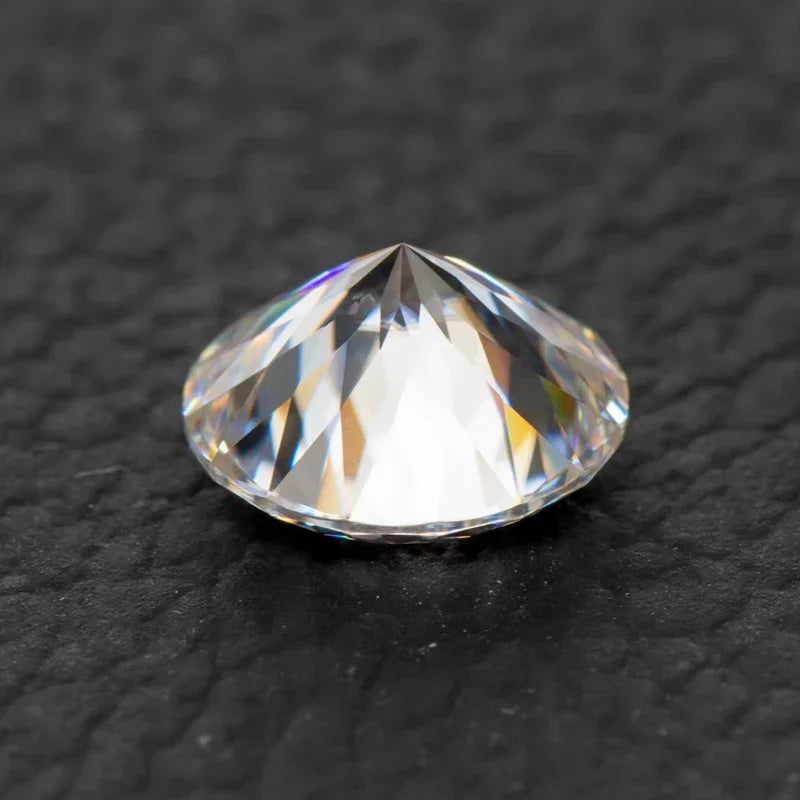 Moissanite Loose Gemstones 100 Faces Cut Wholesale 0.5-5.0ct D Color Charms Jewelry Making Materials with GRA Certificate