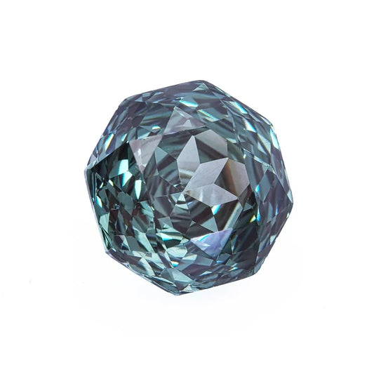 Wholesale Cubic Zirconia Rose Cut Gradient Green Color Extremely Shiny Quality DIY Charms Gemstone Bead for Diy Jewelry Making M