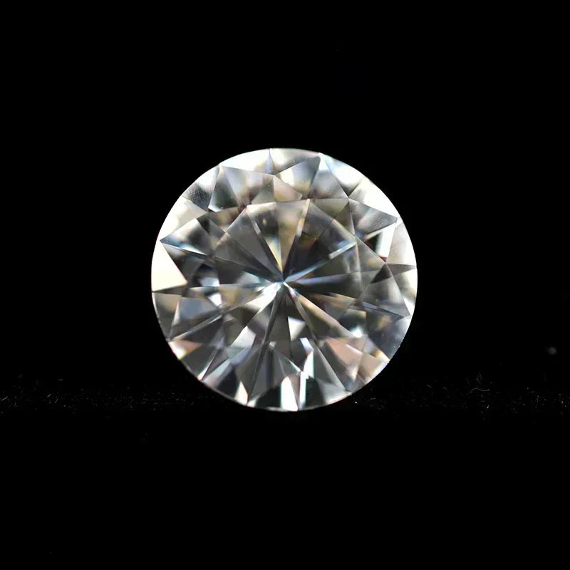 Moissanite Stone Real D Color Vvs1 Round Cut 0.1CT-12CT Wholesale Loose Gemstone for Diy Jewelry Making with GRA Report