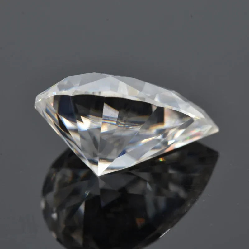 Moissanite Pear Cut D Color VVS1 for Diy Advanced Jewelry Rings Earrings Making Pass Diamond Test with GRA Certificate
