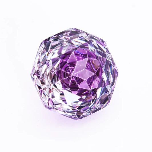 Wholesale Cubic Zirconia Rose Cut Purple Color DIY Ring Necklace Earrings Main Materials Factory Wholesale Price Charms Gemstone