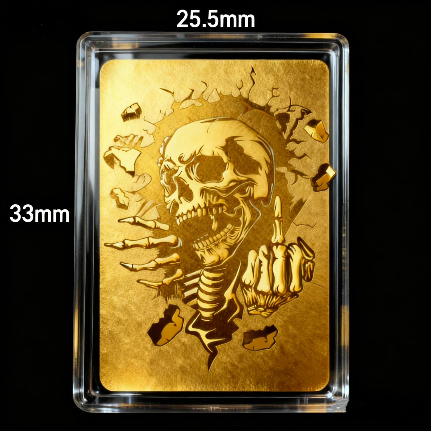 Gold phone stickers believe in life