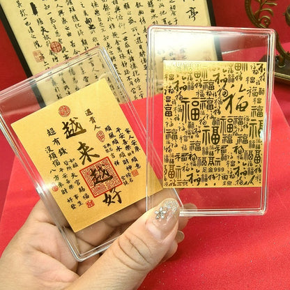 Gold phone stickers bring good luck