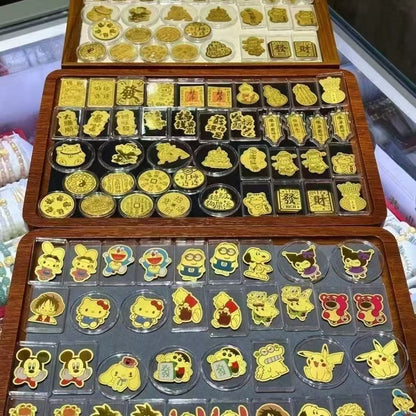 The golden mobile phone sticker was successfully launched