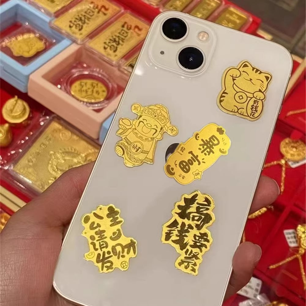 999 pure gold gold sheet gold phone sticker