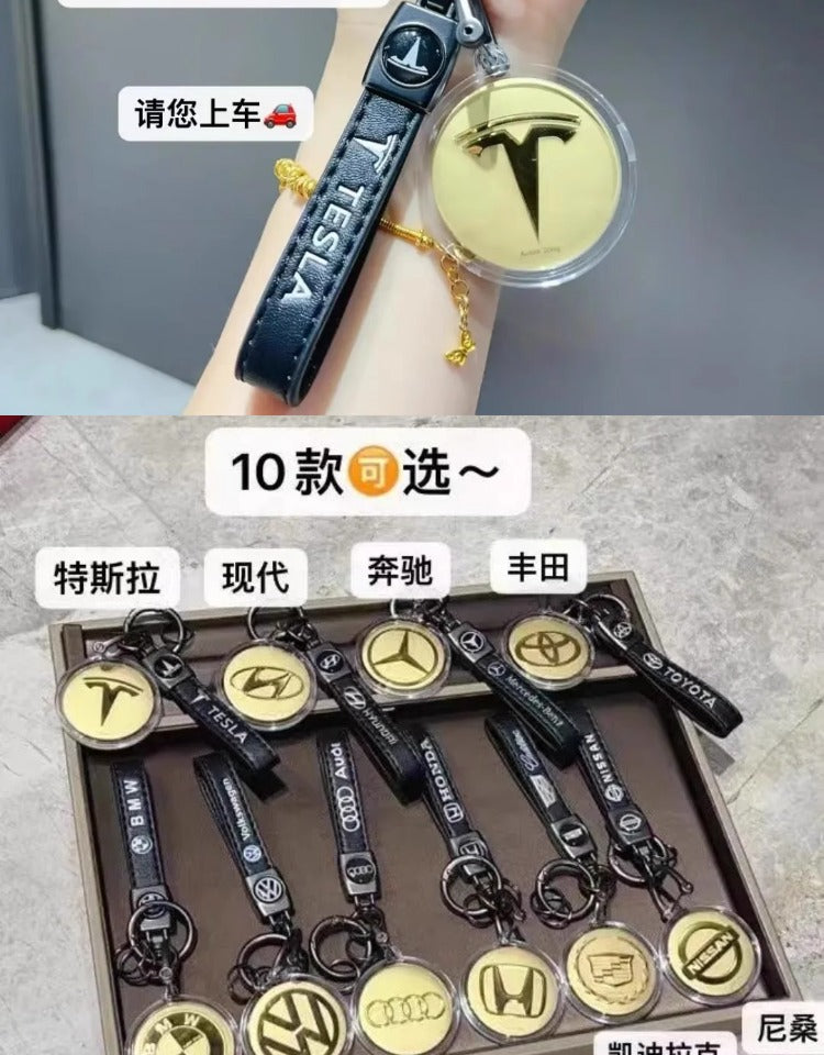 24K 999 gold car pendant, a birthday gift for girlfriend, wife, boyfriend
