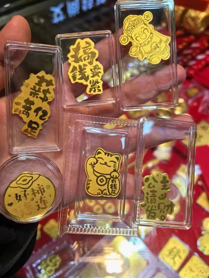 999 pure gold gold sheet gold phone sticker