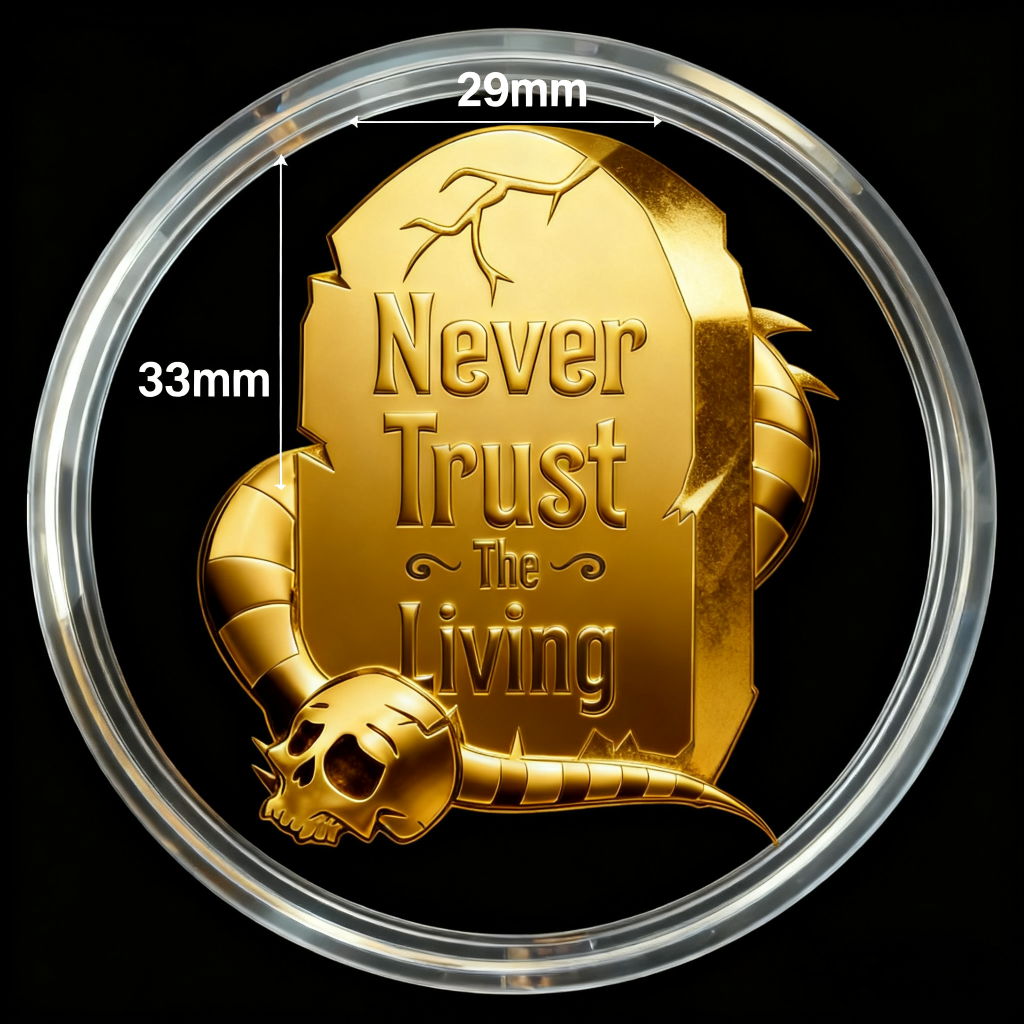 Gold phone stickers believe in life4