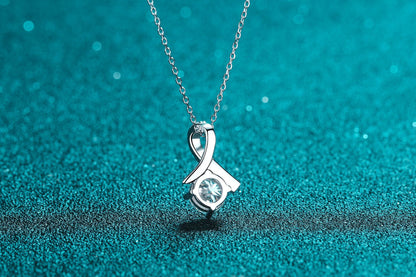 S925 Sterling Silver Pendant for Women, PT950 Gold Plated, Fashionable and Elegant Necklace Jewelry, Directly Supplied by Manufacturer, Live Streaming