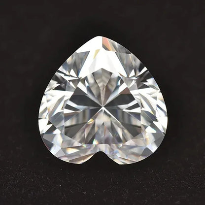 Moissanite Loose Stone Heart Cut D Color VVS1 0.5ct To 5ct Lab Created Gemstones Pass Diamond Tester Comes with GRA Certificate