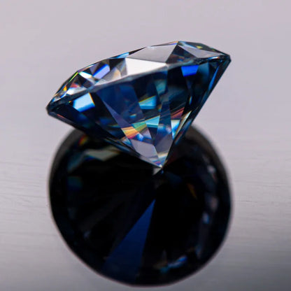 Moissanite Lavender Color Round Cut Loose Stone Gemstone GRA Certified Lab Created Diamond Advanced Jewelry Making Materials 